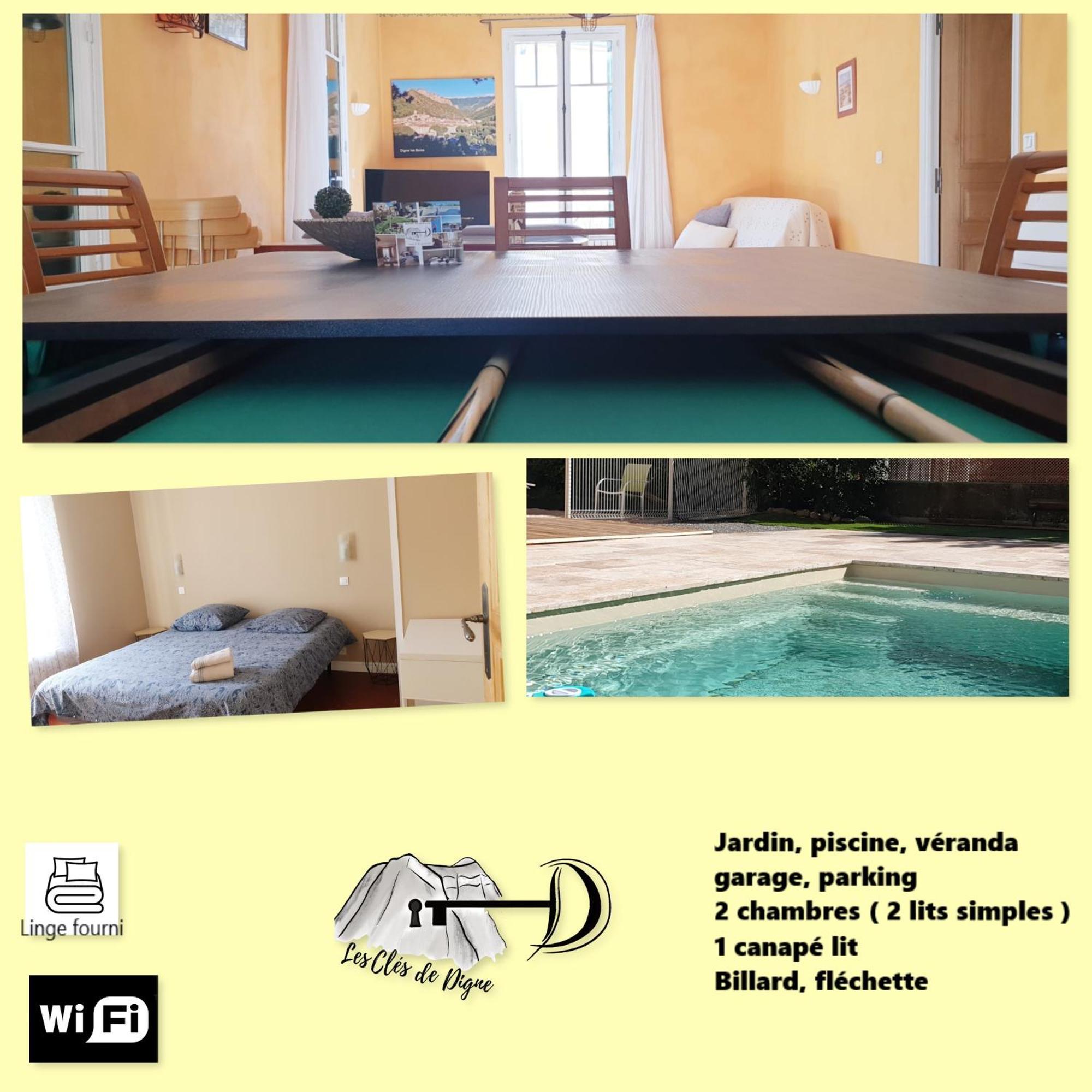 Spacieux T3 Avec Piscine Digne-les-Bains Zewnętrze zdjęcie